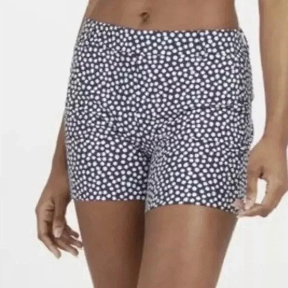 Spanx Sunshine Shorts 6 Navy Pantited Dot Women’s XL NWT